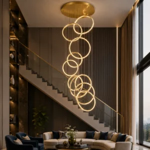 AURA CASCADE RING CHANDELIER