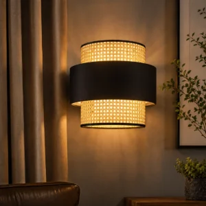 CRAVIA RATTAN CANE PENDANT LIGHT