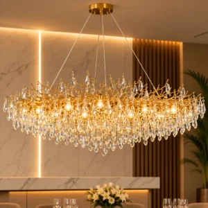 NATURE CRYSTAL LUXURY CHANDELIER